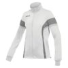 Mikina ABILITY plny zips biela grafitova
